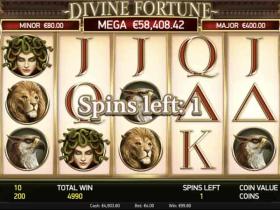 Грайте в Divine Fortune на криптовалюту