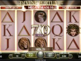 Jogo de casino com moeda criptográfica Divine Fortune