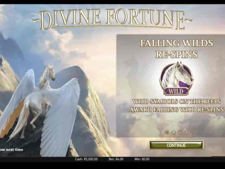 Play Divine Fortune Megaways in an online casino for cryptocurrency