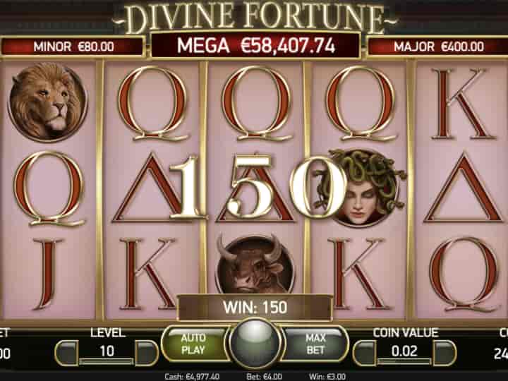 Divine Fortune bonuses