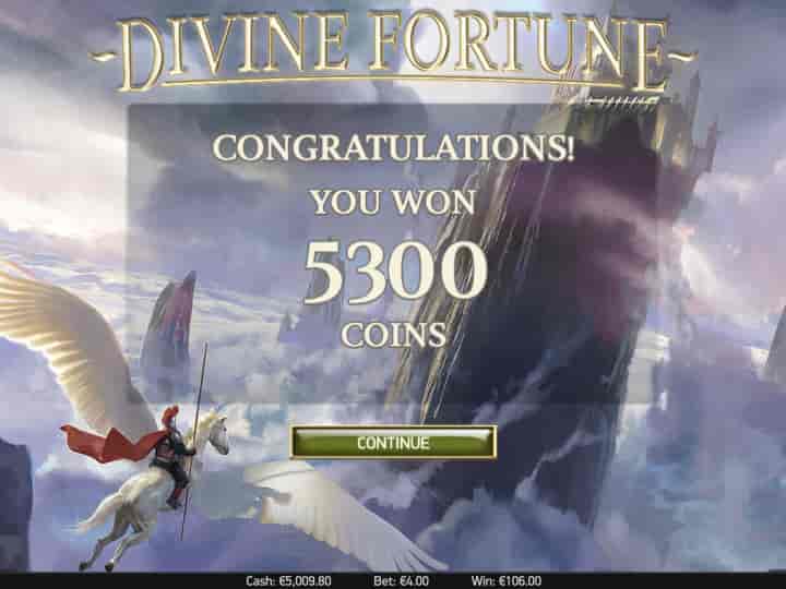 The most varied bets in Divine Fortune Slot