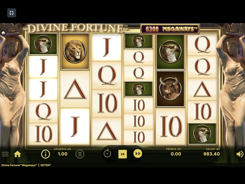 Jugar Divine Fortune Megaways en el casino en línea para criptomoneda