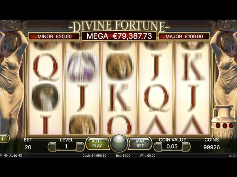 Como faço para ganhar dinheiro com Divine Fortune