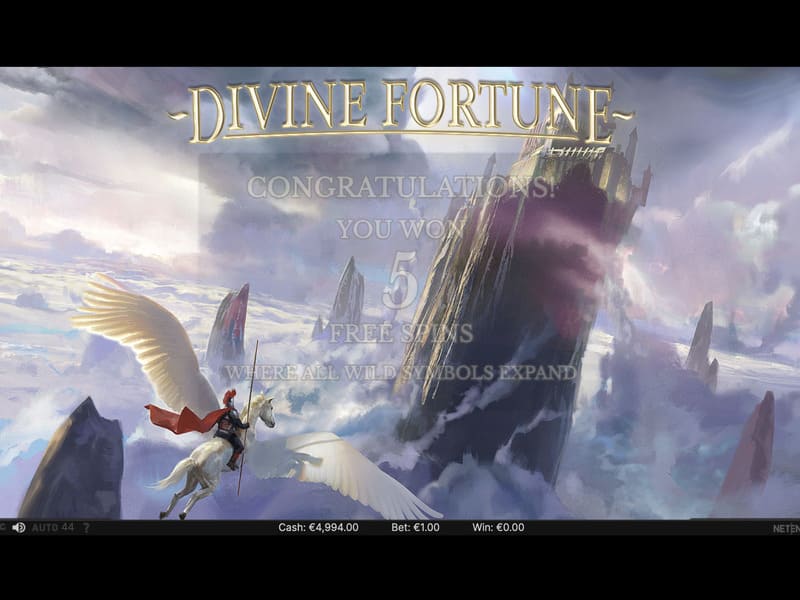 Onde jogar Divine Fortune online
