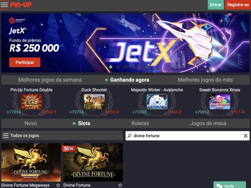 Jogar Divine Fortune Megaways no casino online Pin-up